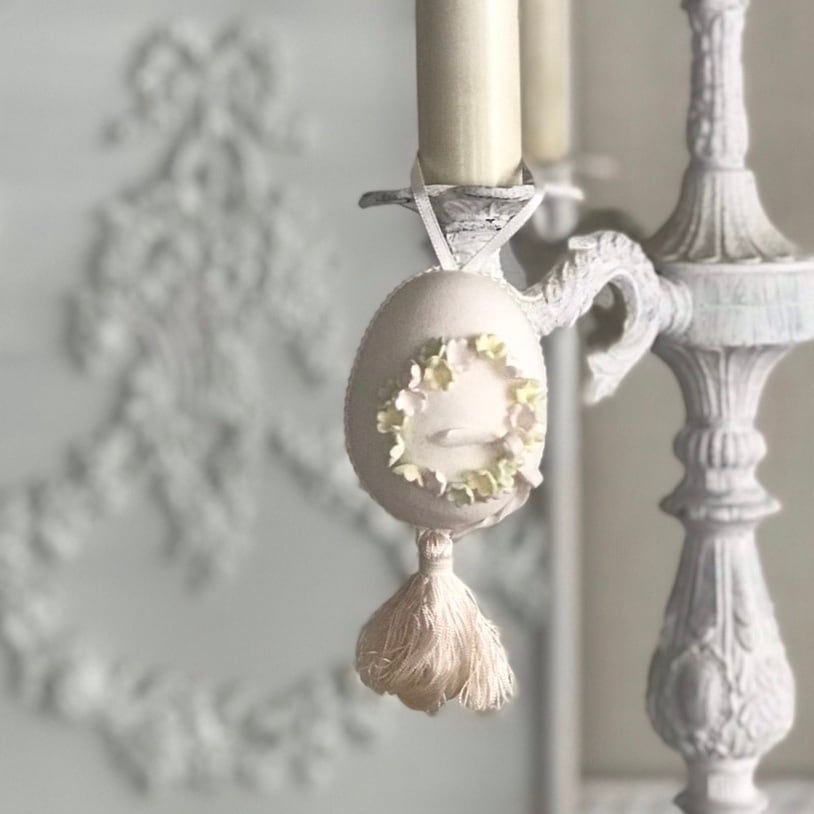 イースターエッグ マリアージュシリーズ *花冠* エッグオーナメント