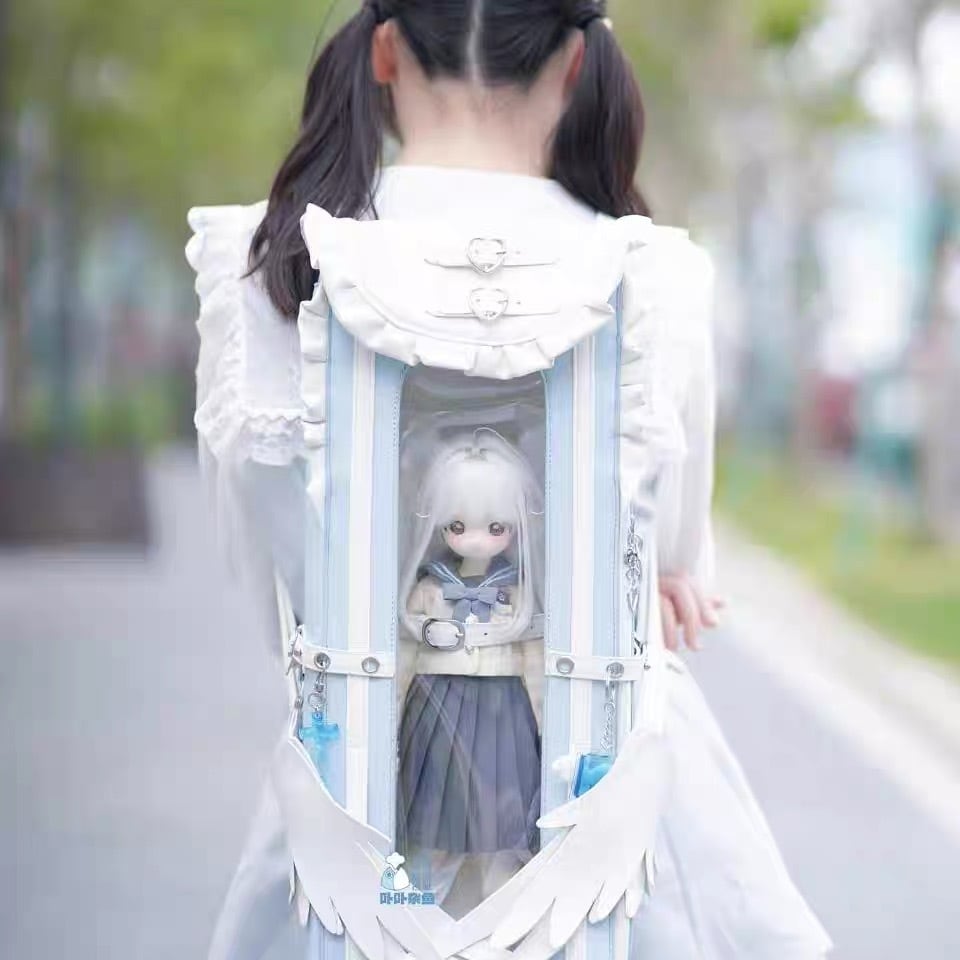 外出用！6分 4分大四胖四bjd娃包外出双肩痛包 1/4 MSD MDD KUMAKO