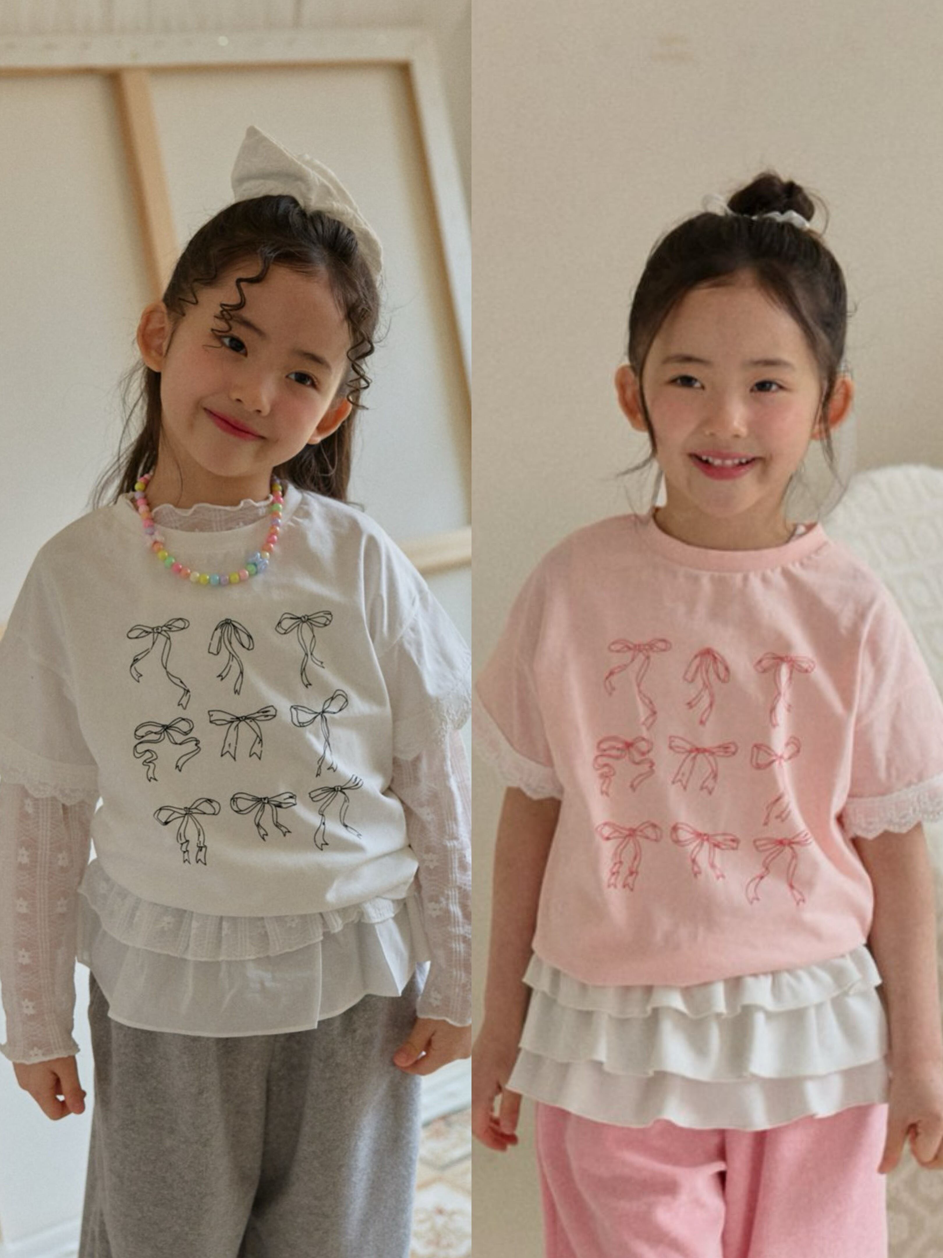 【1/26〆予約】<berryberry> Ribbon short sleeve T