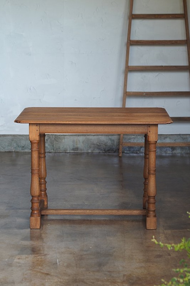 オークのフレンチテーブル-vintage oak french table