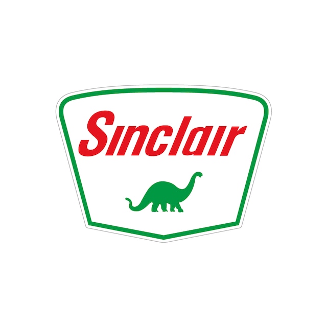 393　Sinclair　シンクレア　オイル　"California Market Center"　アメリカンステッカー　スーツケース　シール