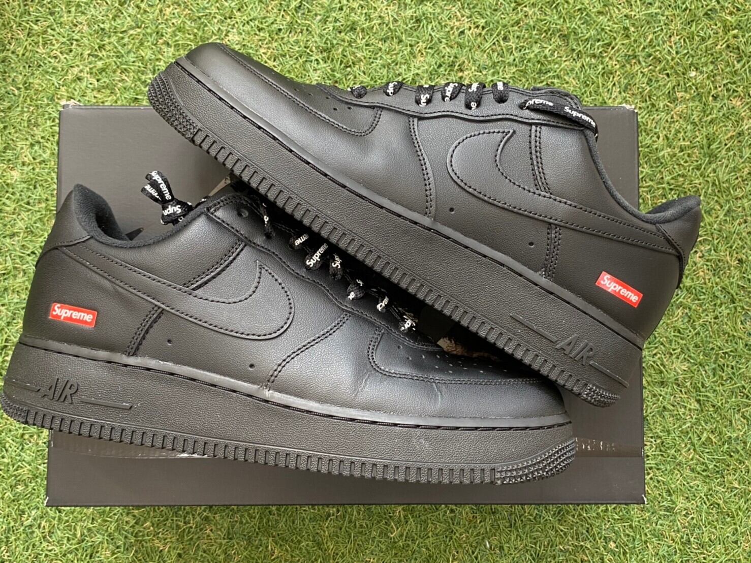 Supreme × NIKE AIR FORCE 1 LOW BLACK 27㎝ CU9225-001 80KI9849 