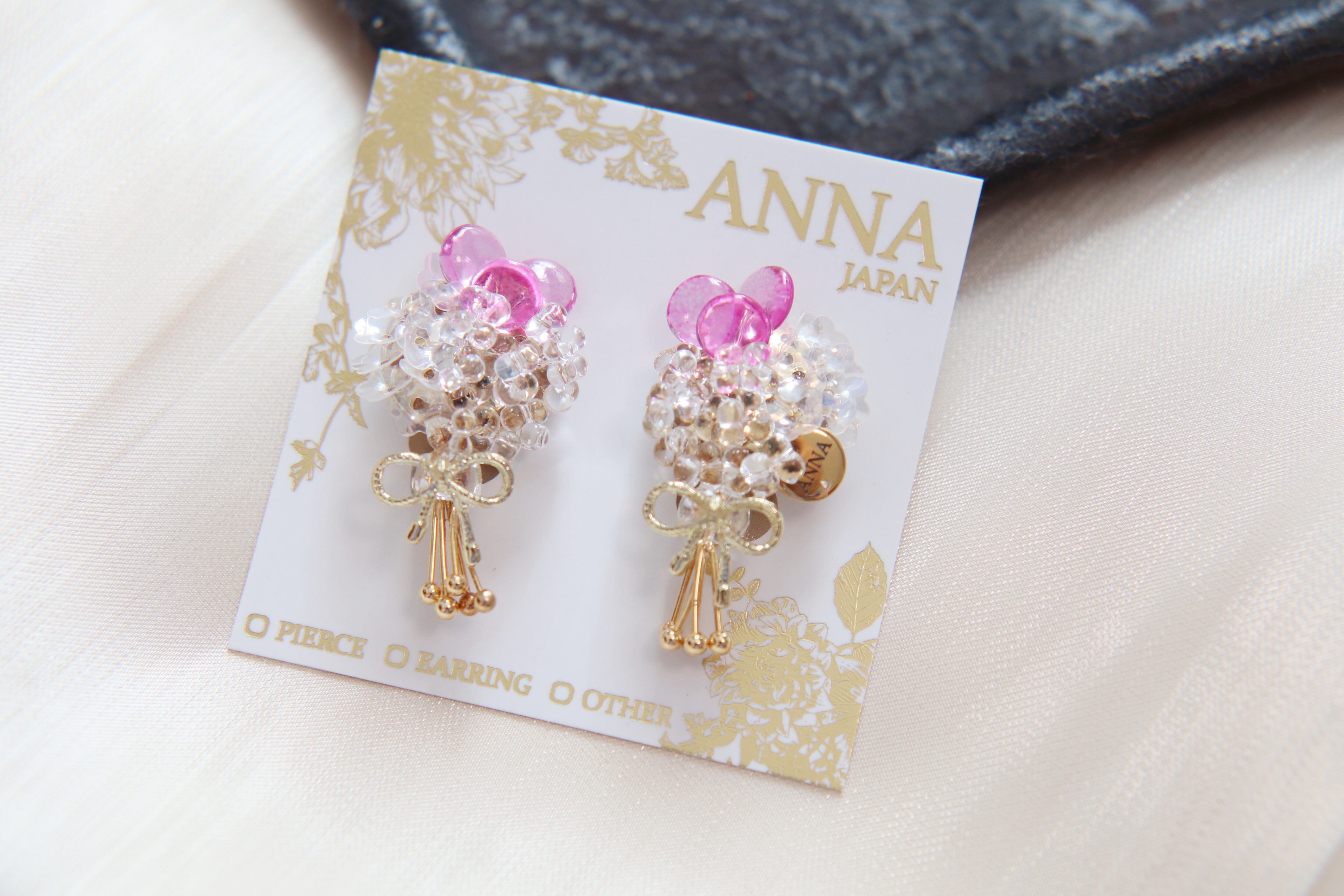 ピーチシャーベットの花束