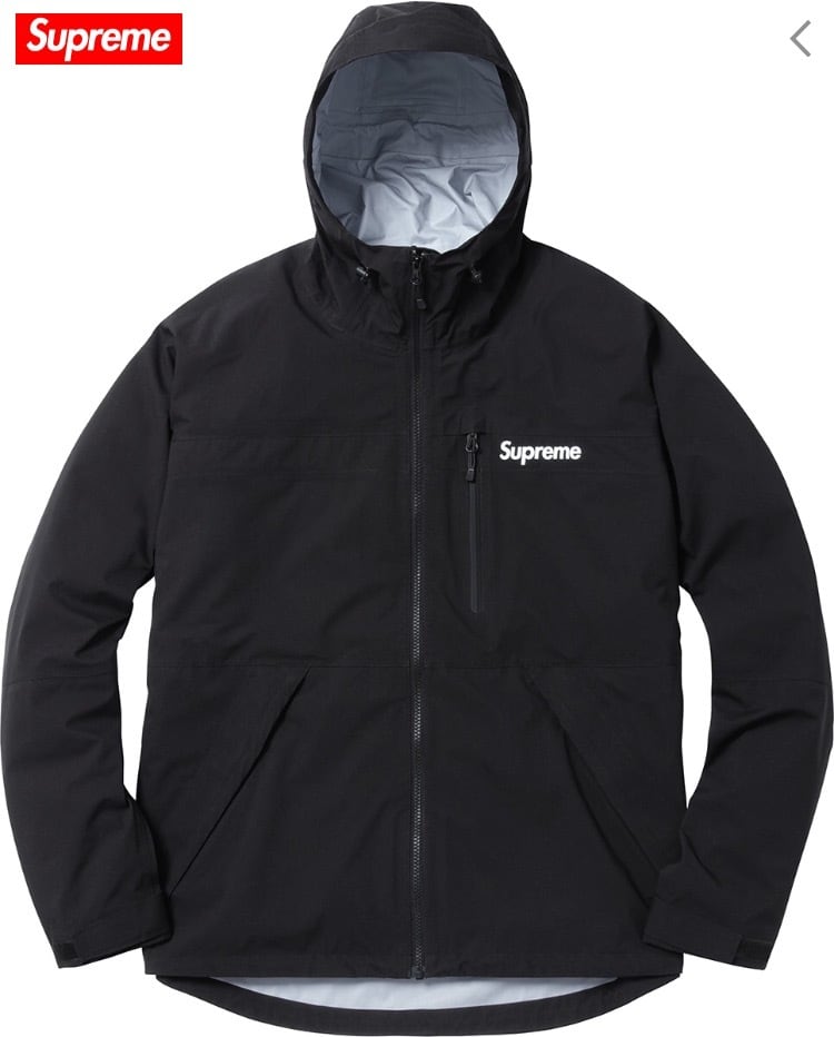 17ss  supreme taped seam jacket m