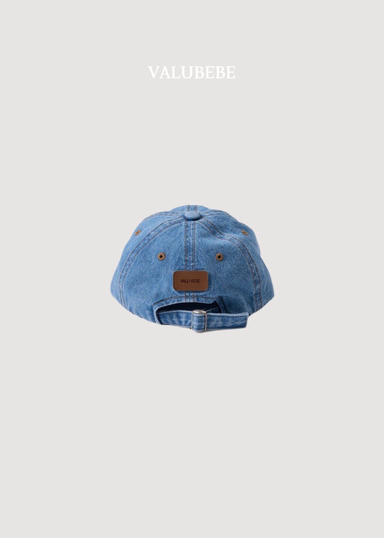 送料無料【予約】/ Bデニムキャップ / valubebe