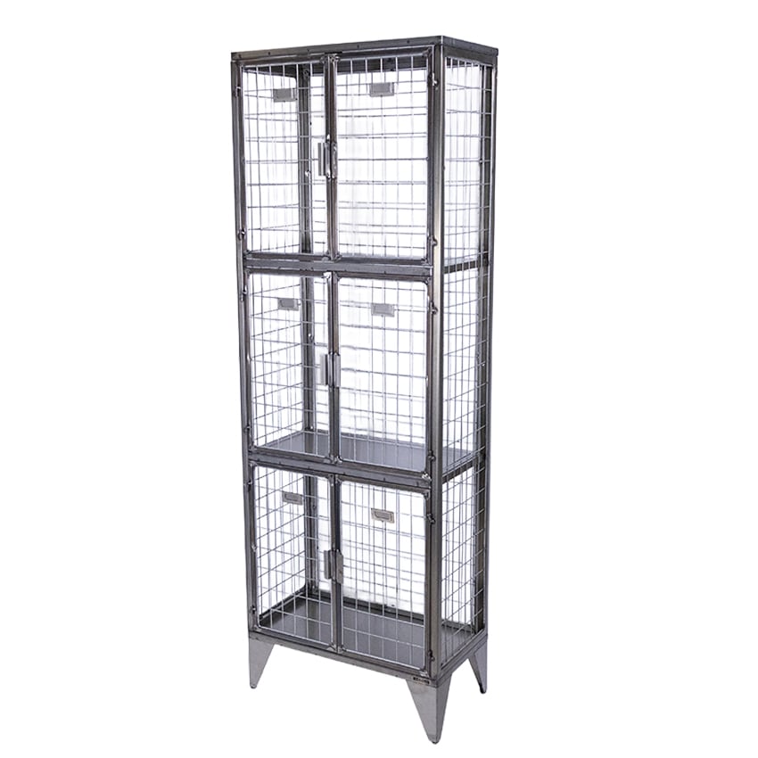 FML /3FLOOR INDUSTRIAL MESH LOCKER|3段 アイアンメッシュロッカー