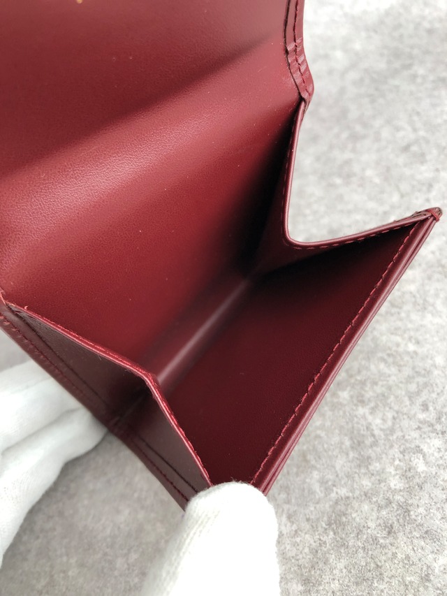 Cartier カルティエ マストライン 財布 ボルドー レザー コインケース vintage ヴィンテージ オールド g5mfrx