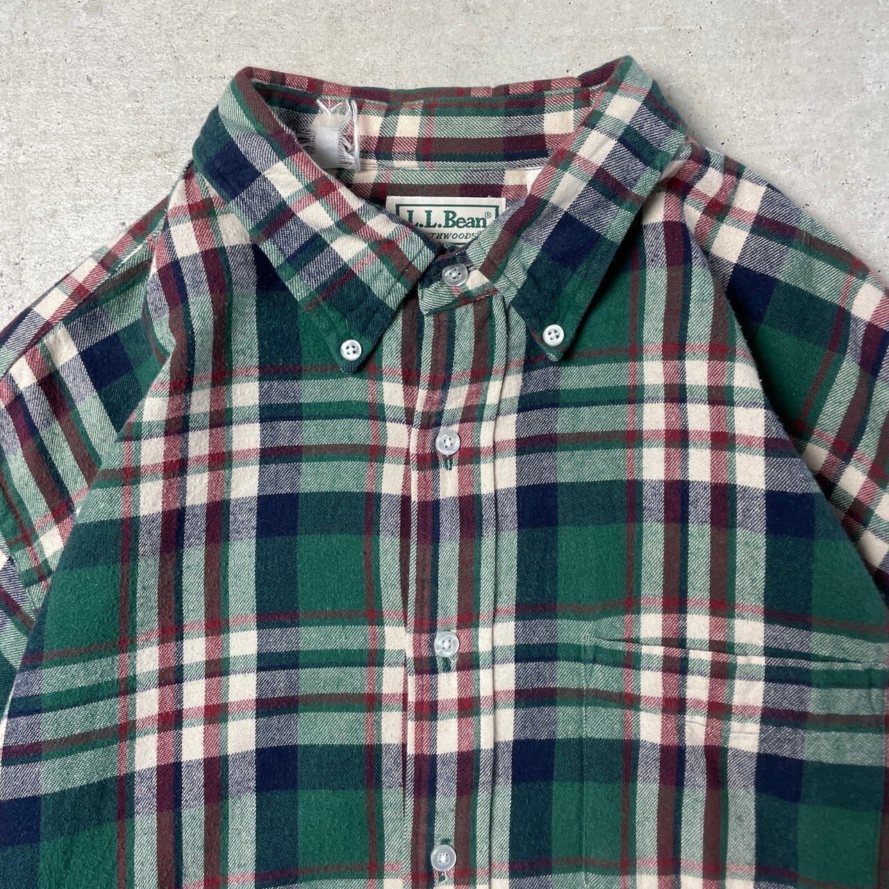 L.L.Bean TRADITIONAL FIT エルエルビーン 長袖 フランネル チェック