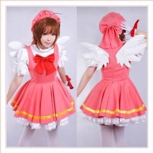K1745 カードキャプターさくら 木之本桜/木の本桜 +ウイッグ コスプレ