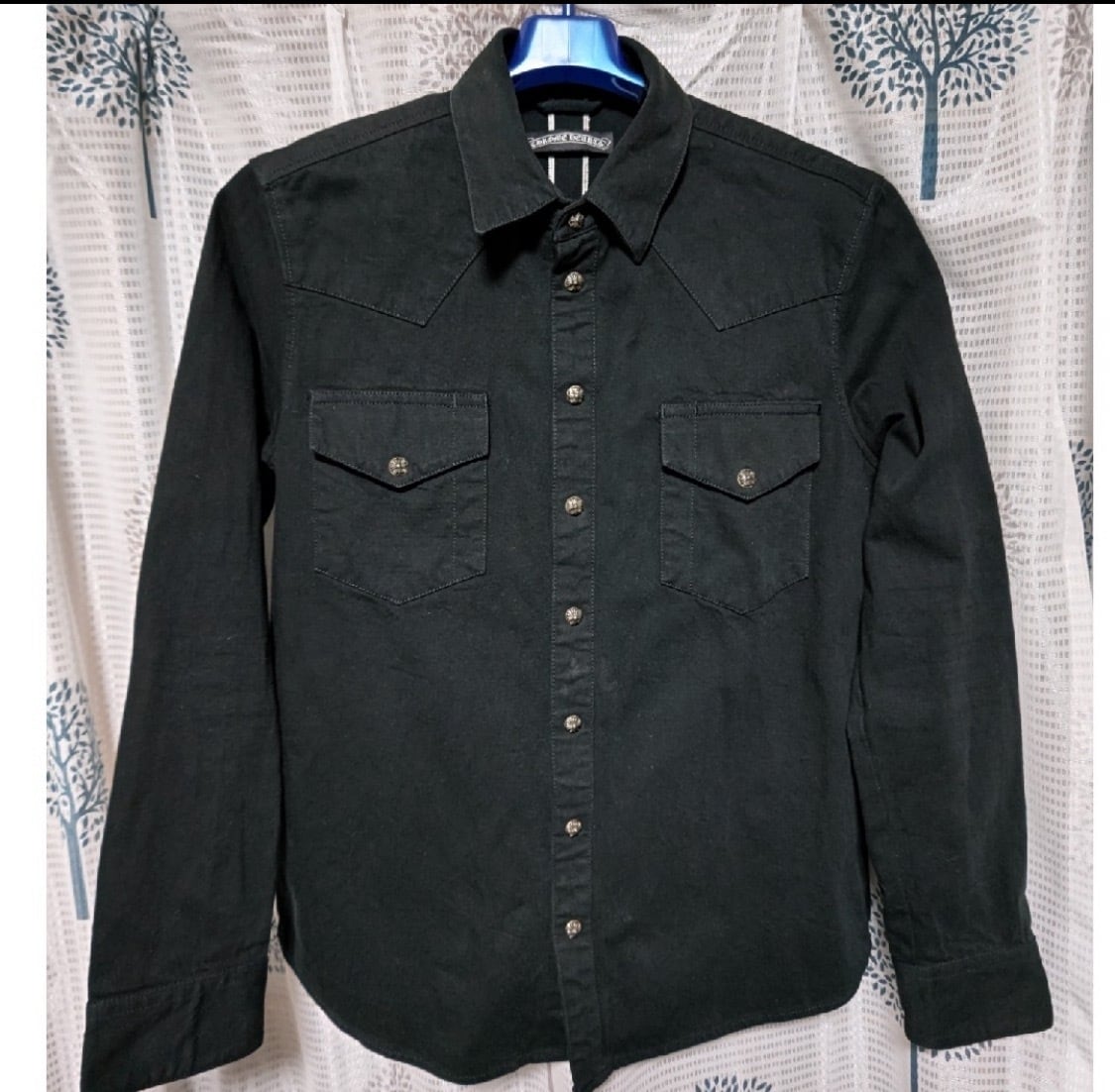 CHROME HEARTS クロムハーツ ウエスタンシャツ クロスパッチ