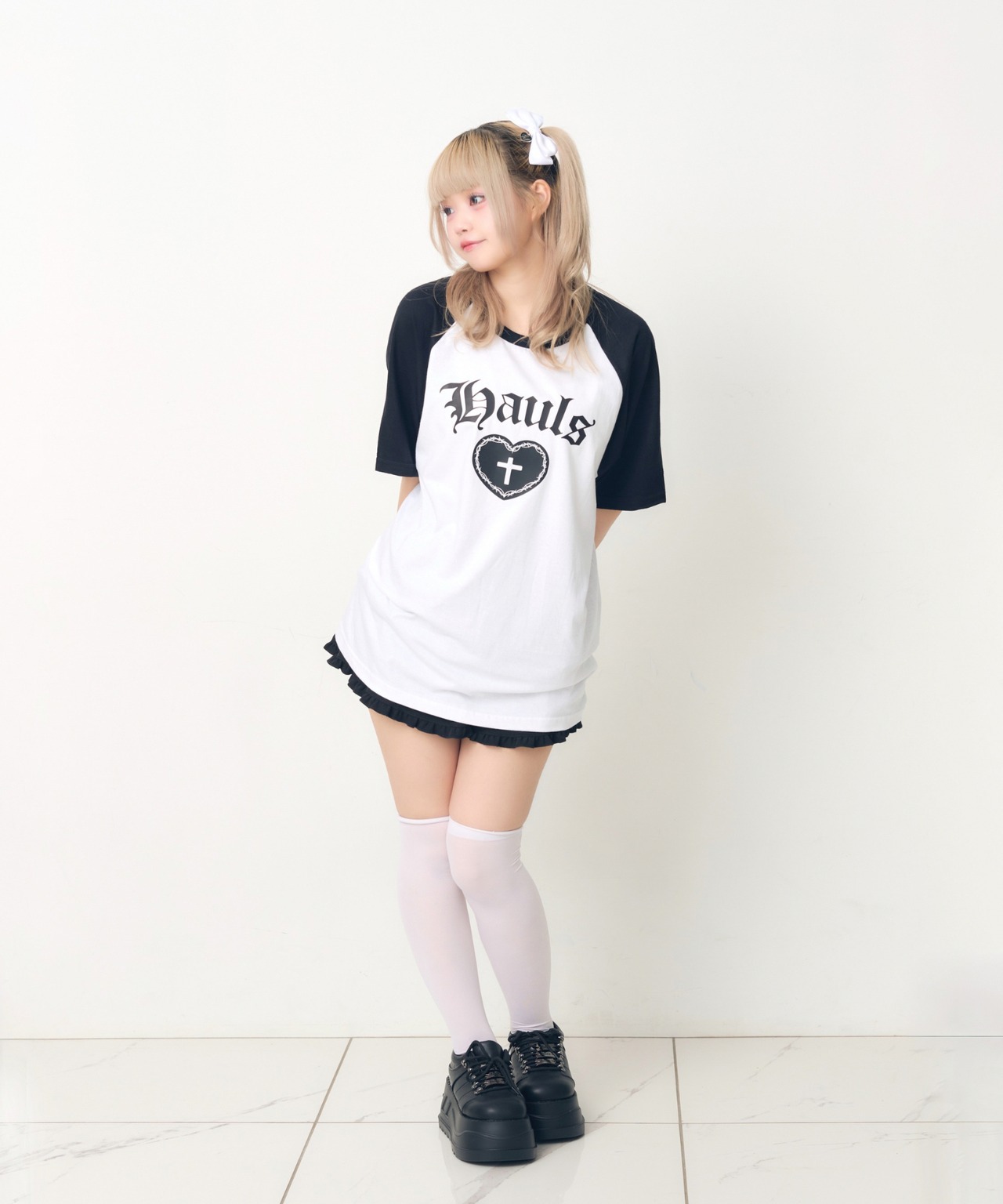 いかつロゴBIGラグランTEE