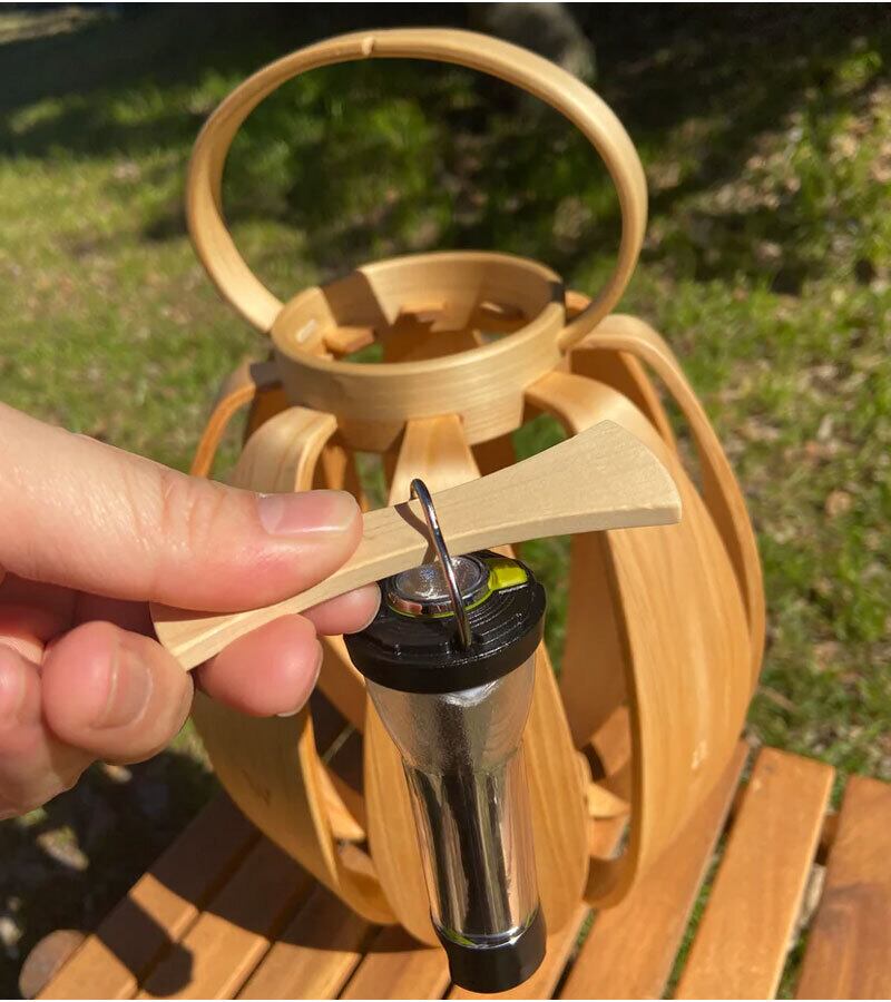 Mt.Paulownia(マウントポローニア) PINEAPPLE WOOD LANTERN