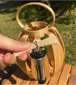 Mt.Paulownia(マウントポローニア)　 PINEAPPLE WOOD LANTERN パイナップルウッドランタン