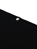 冷感アイスポンチョ（ブラック/ホワイトロゴA）