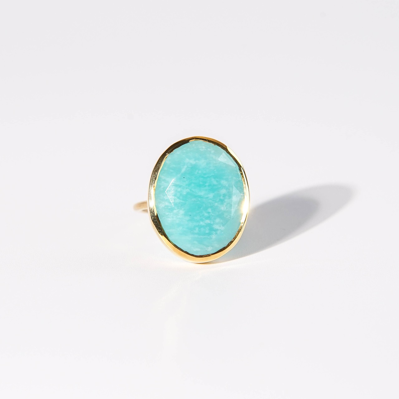 【13号】アマゾナイト リング（グラン）