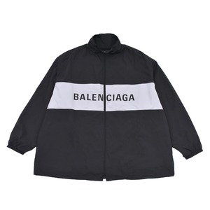 【BALENCIAGA】Logo Zip-Up Jacket(BLACK)