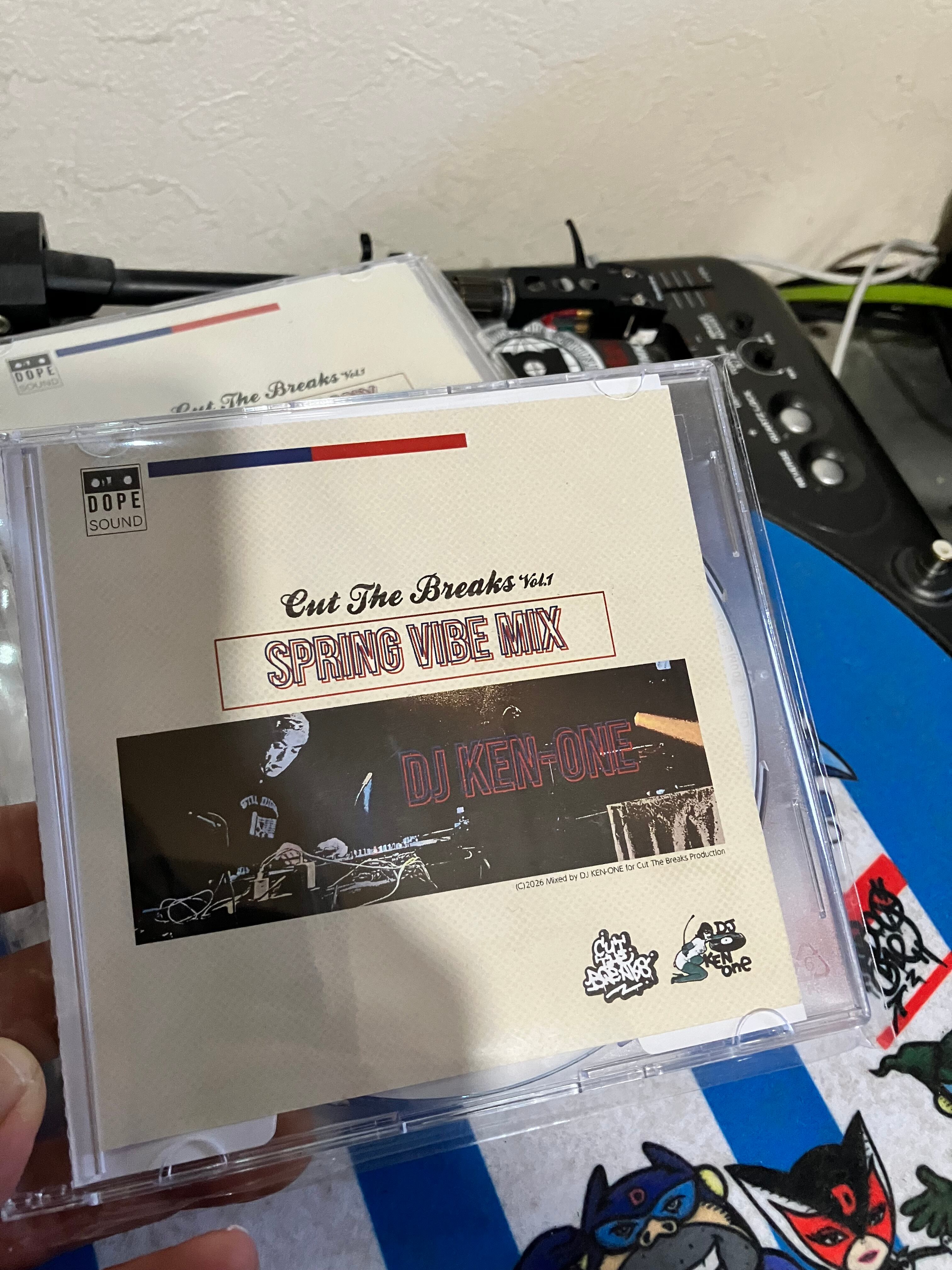 MIX CD】CUT THE BREAKS vol.1 Mixed by DJ KEN-ONE | DJ KEN-ONE's STORE