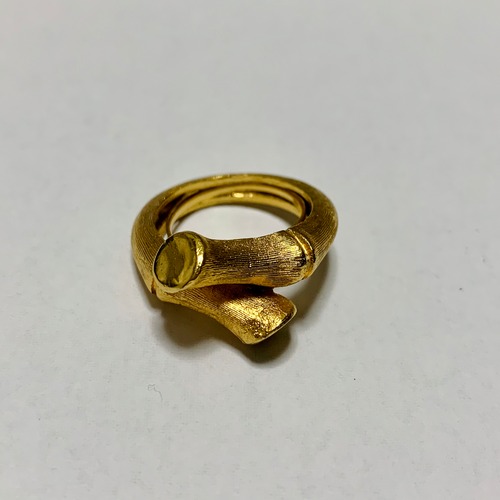 Vintage Trifari Bamboo Shaped Ring