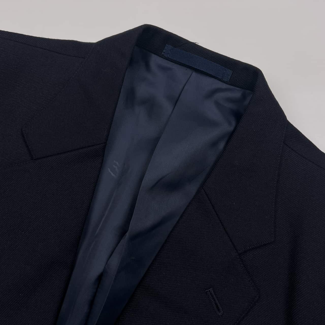 金ボタン Stanley Blacker スタンリーブラッカー背抜き 2B テーラードジャケット 紺ブレ 96AB5/ネイビー メンズ