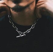【grt40】Anchor Chain Necklace