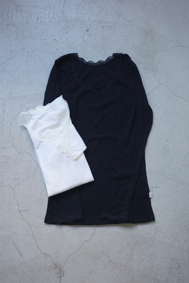 JOHA ヨハ /  CECILIE　長袖T-SHIRT (MERINO WOOL)