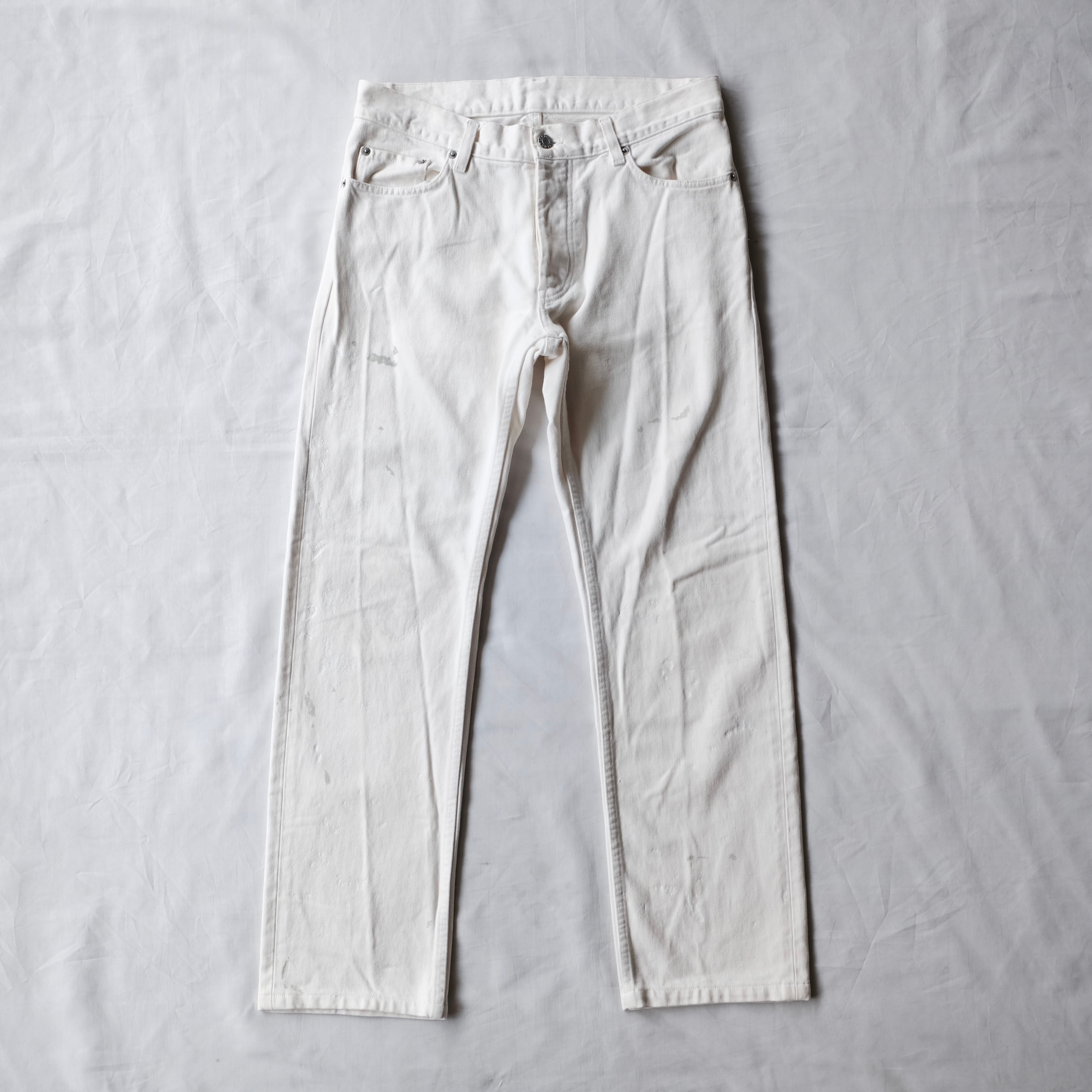 90s HELMUT LANG 本人期 PAINT DENIM PANTS | safarionline