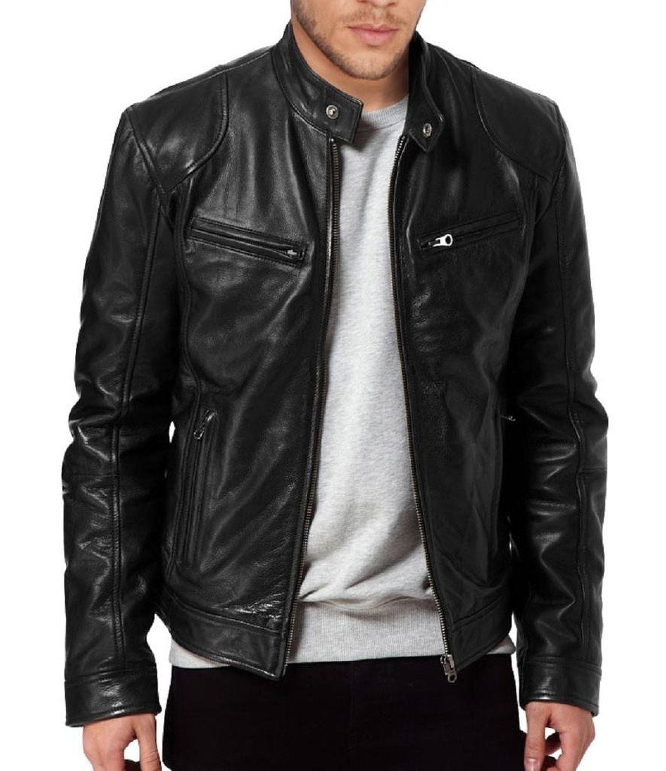 羊革手縫いフォーマルジャケット・ブレザーSheep Leather HandStitched Blazer/Jacket17990 羊革手縫いフォーマルジャケット・ブレザーSheep Leather HandStitched