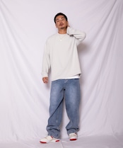 【#Re:room】VINTAGE TUCK WIDE DENIM［REP208］