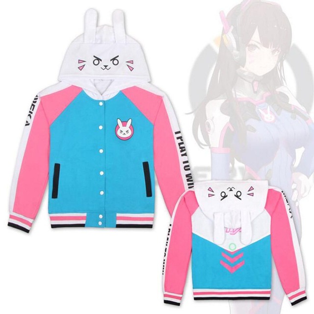 D. va owプレスウェットコットンパーカー野球コートdva秋服薄いカワイイ用ジャケット女性コートハロウィンパーティーs-xxl