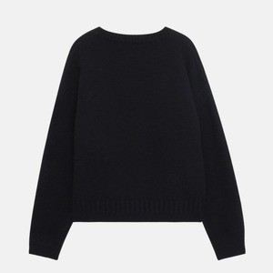 flower-embroidered knit　J00443