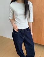 【新作5％OFF・3日間】Three-quarter sleeve Tops_5colors
