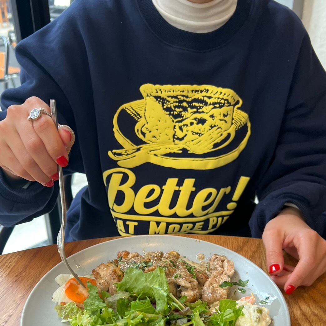 ショート丈スウェットプルオーバー_LN01760