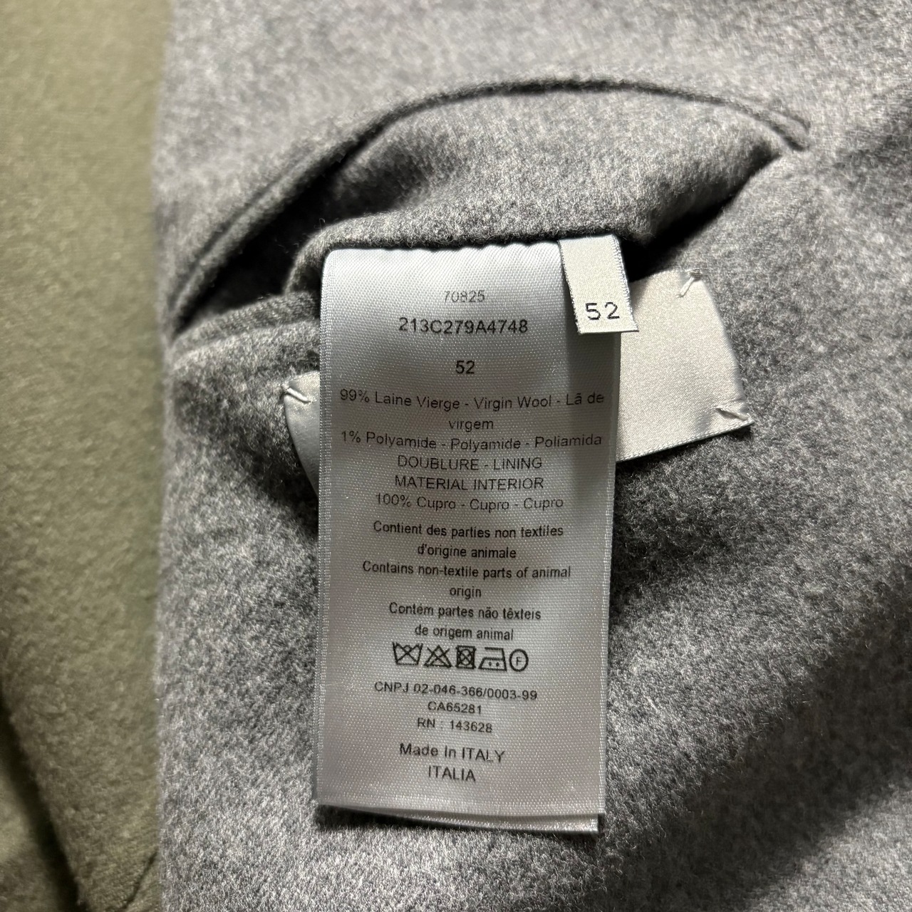 DIOR by Kim Jones wool tailored jacket