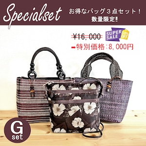 数量限定！【Specialset】バッグ３点セット (G)