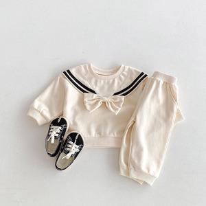 【BABY&KID】2024新作　セーラー蝶結びセットアップ