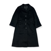 PIACENZA ピアチェンツァ otta of switzerland ウール コート /ブラック レディース