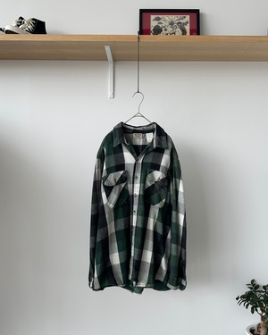 -Five Brother- Vintage 90s XL Flannel Check Shirt