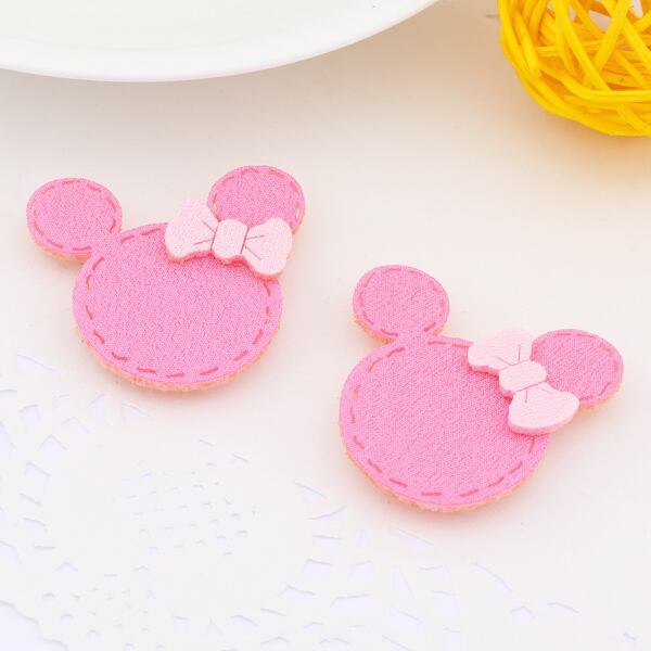 ヘアピン キッズ　子供 かわいい くま ピンク