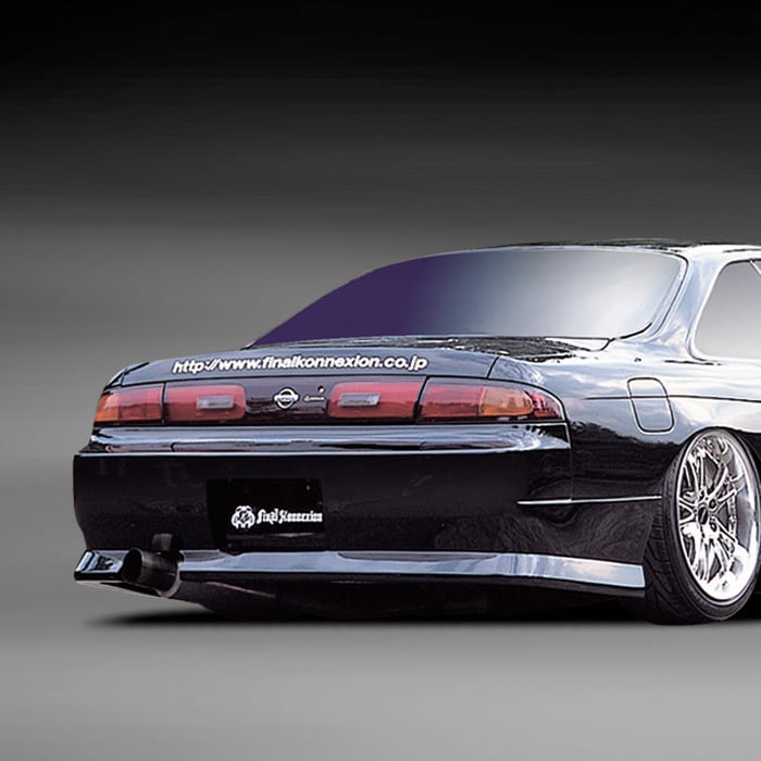 【FIRST CONTACT】　FRP製　TYPE1　リアバンパースポイラー　NISSAN　S14　シルビア　前期専用　エアロ　未塗装品　社外部品　 【PGFK-G20-FCS14RA】　ファイナルコネクション