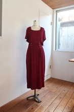 square neck rayon one-piece
