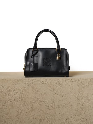 LOEWE ロエベ ブラック アマソナ28 ゴールド金具 ハンドバッグ