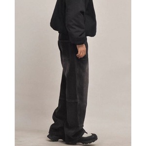 Vintage wash straight fit jeans 1226