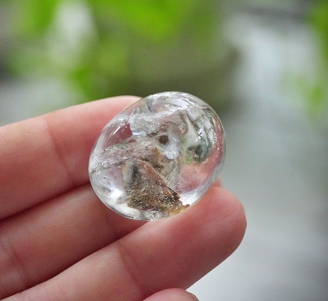 山とクローライト★ガーデンクォーツ gar051