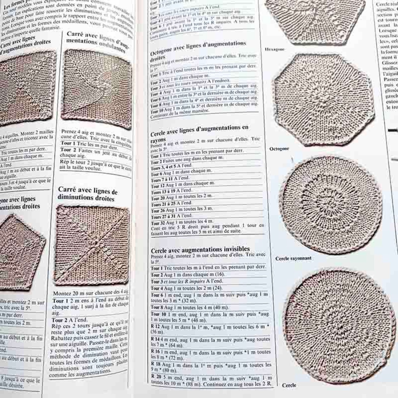 フランス古本　針仕事の本　手芸本　大型本　 TRAVAUX A L’AIGUILLE　 12psbu42