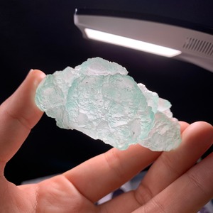 3 可愛い色合い✩グリーンフローライトクラスター