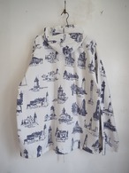 1990’s USA MICHIGAN RAG Co. Lighthouse Print Hooded Jacket／XL？