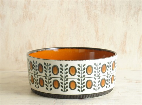 ベルギー製 BOCH ボッホ NOIX 大きめ サラダボウル 20cm サラディエール ノア アンティーク it1120