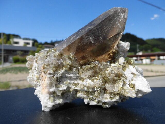 母岩付非加熱 【送料無料】【高品質】ブラジル産天然シトリン　no.3