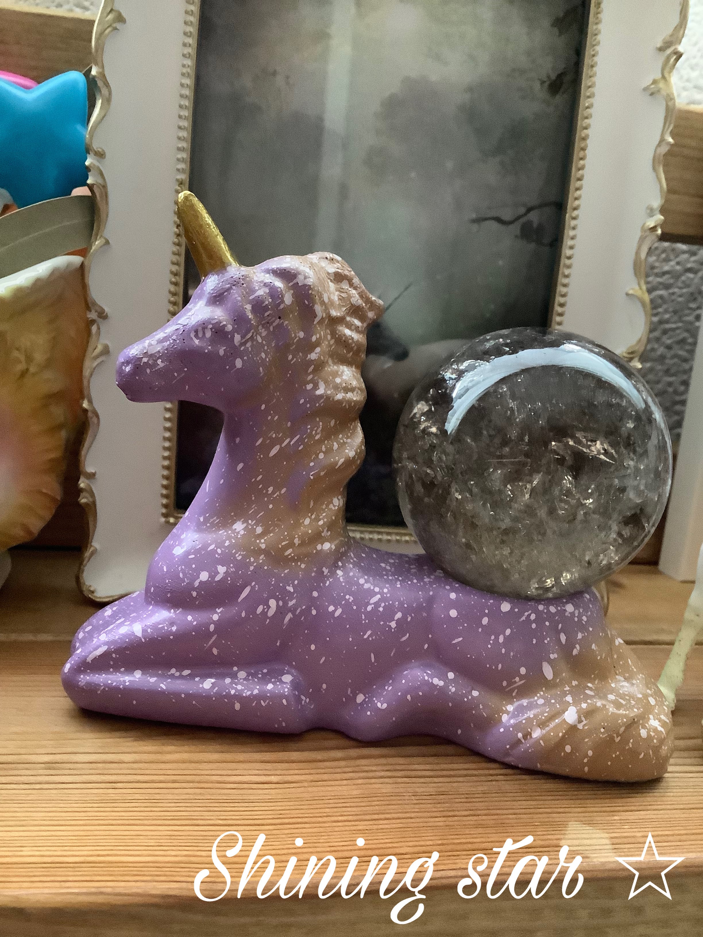 パープルマイカ　ユニコーン パープルユニコーン✴︎スフィアスタンド | Pay ID