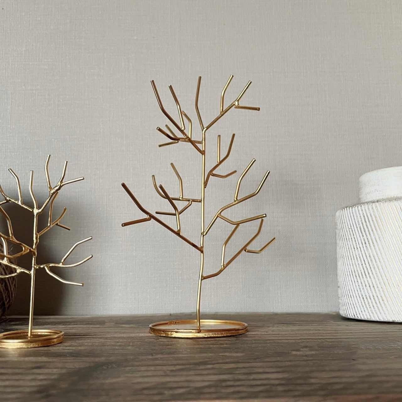 【 5/13 再入荷 】in bloom ラインツリーオブジェ 《 L 》|ゴールド 金色 アクセサリースタンド